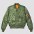 Куртка Alpha Industries MA-1 Bomber Jacket Slim Fit. Зелений 6