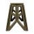 Стул Tribe Camp Chair High пластиковий, Оливковый 5