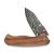 Ніж складаний Civivi Placoid Damascus / Guibourtia Wood, коричневий 3
