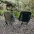 Стілець складаний Naturehike Yamami YL01 Чорний (M) 6