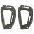 Карабин тактический пластиковый "TACTICAL CARABINER MOLLE" (2 шт.) Olive