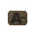 Нашивка на липучке Sturm Mil-Tec "Blood Type Patch A Negative PVC 3D" Olive