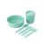 Набір посуду Sea to Summit Passage Dinnerware Set, 1P, 6 Piece, 6 предметів, Aqua Sea Blue