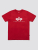 Футболка Alpha Industries Basic Logo Tee. Красная 4