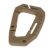 Карабін тактичний пластиковий "TACTICAL CARABINER MOLLE" (2 шт.) Coyote 3