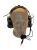 Активные тактические наушники 3M PELTOR ComTac VIII с адаптерами, 1 аудиовыходом 4 контакт NATO и микрофоном 3