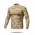 Рашгард тактический Raptor Rashguard Tigerstripe Desert. Slim fit, полиэстер 4