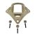 Металевий кронштейн платформа кріплення шрауд NVG Mount зірка на шолом, Койот 3