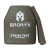 Керамическая бронеплита 5 класса Bronyx. Вес 2.59 кг. Размер М (25х30 см) 2
