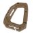 Карабін тактичний пластиковий "TACTICAL CARABINER MOLLE" (2 шт.) Coyote 4