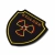 Шеврон (нашивка) S.T.A.L.K.E.R., 8.5х8 см. Оранжево-черный 3