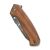 Ніж складаний Civivi Placoid Damascus / Guibourtia Wood, коричневий 4
