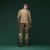 Тактическая рубашка Base Combat Shirt с длинным рукавом. Пиксель/Койот 3