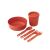 Набір посуду Sea to Summit Passage Dinnerware Set, 1P, 6 Piece, 6 предметів, Spicy Orange