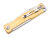 Ніж Boker Atlas Brass, клинок 70 мм, сталь Sandvik 12C27 2