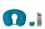Надувная подушка Sea to Summit Aeros Ultralight Pillow Traveller, 39 × 29 × 11 см – Голубая