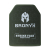 Керамічні бронеплити 6 класу Bronyx (комплект). Вага 6.5 кг. Розмір L (26х33 см) 3