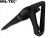 Лопата складана Sturm Mil-Tec "ABS "Foldable Snow Shovel" Black 7