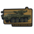 Патч (шеврон) «M1128 Stryker MGS» від Patch hunter. М’який ПВХ пластик. Койот