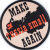 Нашивка на липучці "Make Again" PVC Multi 3