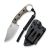 Ніж фіксований Civivi Midwatch C20059B-2 Коричневий Micarta N690