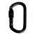 Карабин Singing Rock Steel Oval Carabiner Screw Gate, Black