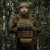 Патч (шеврон) с надписью Ukrarmor, на липучке, цветной. Мягкий ПВХ пластик 5