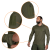 Поло CM Army ID Long CoolPass Pique Олива 4