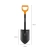 Лопата короткая Fiskars Solid. 80 см. Оранжевая 2