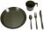 Набор столовый Sturm Mil-Tec "Camp Set Plastic" Olive 3