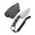 Ніж фіксований Civivi Midwatch C20059B-2 Коричневий Micarta N690 2