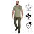 Футболка Bavovna Taurus Camotec. Cotton. Светлая олива 3