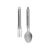 Zestaw sztućców turystycznych NexTool Titanium Tableware Set, tytan 4