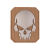 Нашивка на липучці Sturm Mil-Tec "Skull Patch PVC 3D" (Large) Dark Coyote