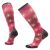 Шкарпетки жіночі Smartwool Women's Ski Zero Cushion Paths Crossed Print OTC, Power Pink