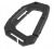 Карабін тактичний пластиковий "TACTICAL CARABINER MOLLE" (2 шт.) Black 4