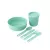 Набір посуду Sea to Summit Passage Dinnerware Set 1P 6 Piece 0.355 мл – Зелений