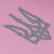Футболка з малюнком "Тризуб Logo" Light Pink 4