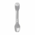Ложка-вилка с ножом Lifeventure Ellipse Spork. Светло-серый