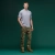 Футболка Basic Military T-shirt. Cotton and Elastane, серый 4