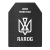 Керамічна бронеплита 6-го класу Rarog Premium, L (26х33.5 см). Вага 3.3 кг