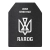 Керамическая бронеплита 6-го класса Rarog Premium, L (26х33.5 см). Вес 3.3 кг