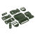 Набір пряжок Fastex (9 шт.) "BUCKLE SET" Olive