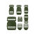 Набір пряжок Fastex (9 шт.) "BUCKLE SET" Olive 2
