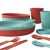 Набір посуду Sea to Summit Passage Dinnerware Set, 14 Piece, Spicy Orange/Aqua Sea Blue, 2P 3
