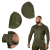 Поло Army ID Long CoolPass Pique LT Олива 4