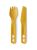 Набір столових приборів Sea to Summit Passage Cutlery Set, 2 Piece, 2 предмети, Arrowwood Yellow