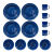 Набор посуды Sturm Mil-Tec® "Western Dishes Enamelled" (12 pcs) Navy 2