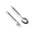 Туристичний набір ложка-виделка NexTool Portable Stainless Steel Tableware, нержавіюча сталь 5