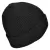 Шапка акриловая грубой вязки "Beanie Cap" Black 7
